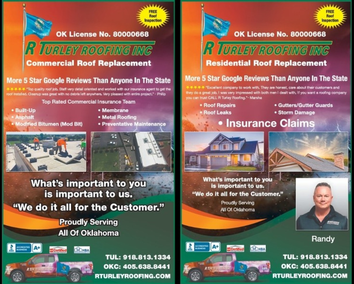 R Turley Roofing Inc