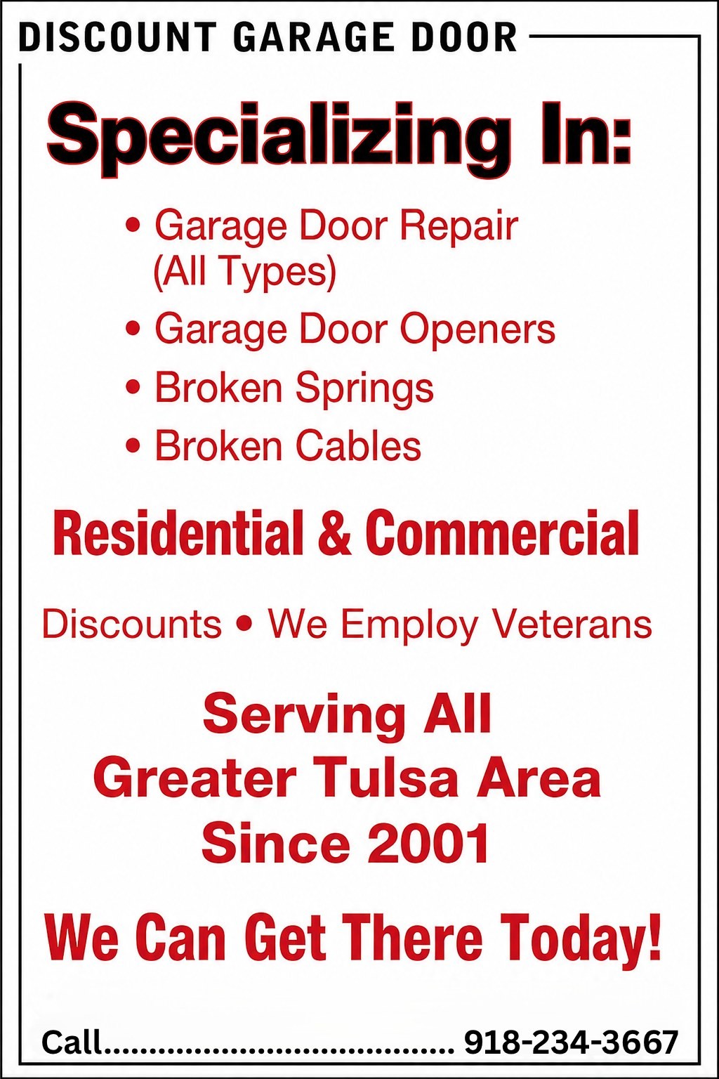 Discount Garage Door