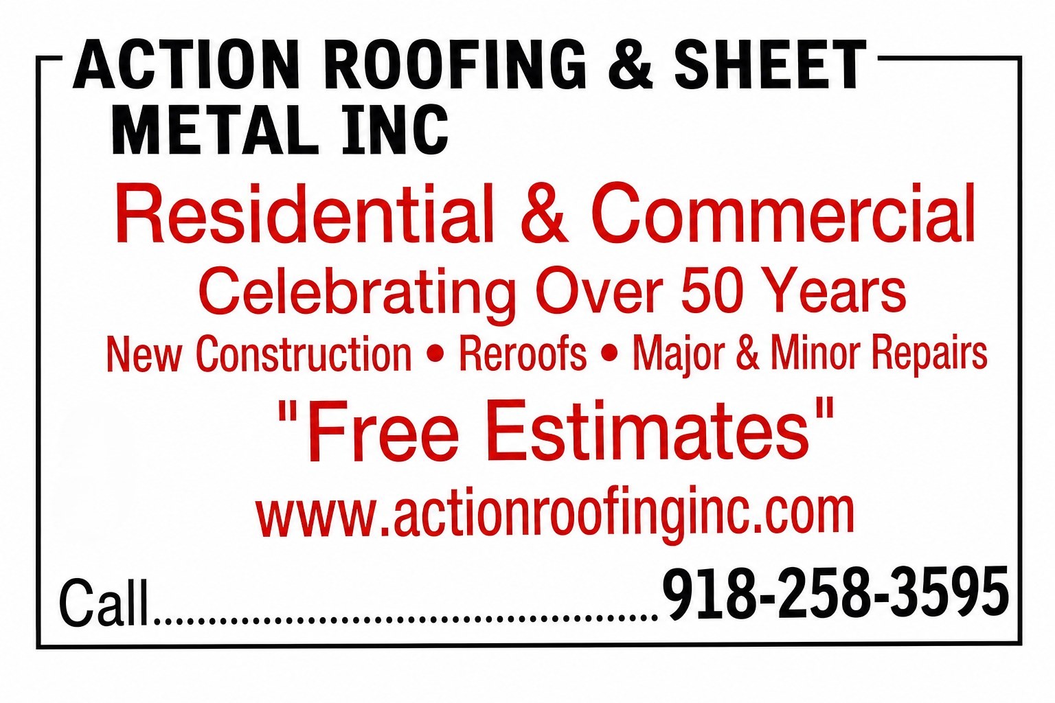 Action Roofing & Sheet Metal Inc