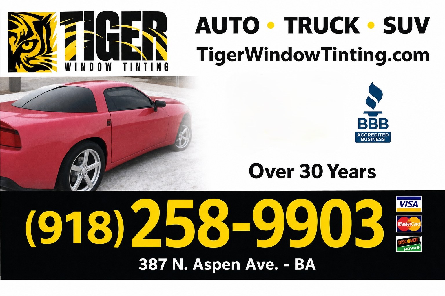 TIGER WINDOW TINTING