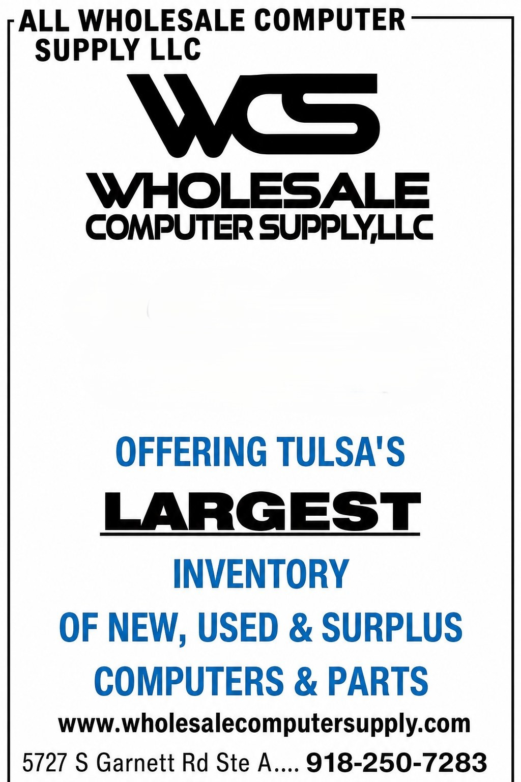 Wholesale Computer Supply LLC