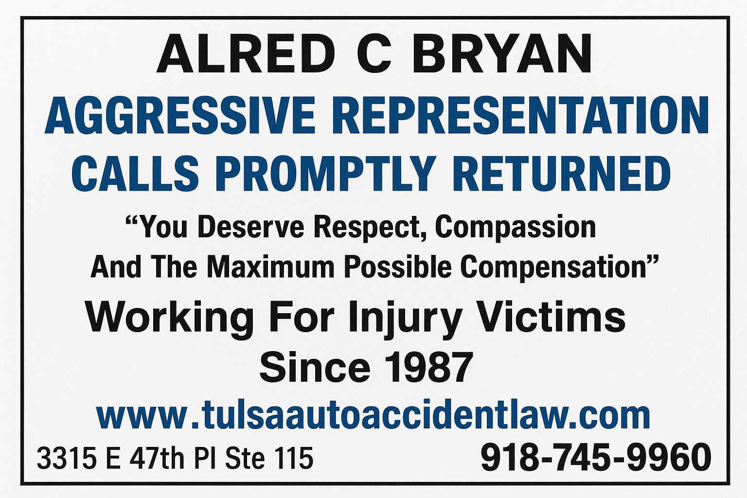Alred C Bryan
