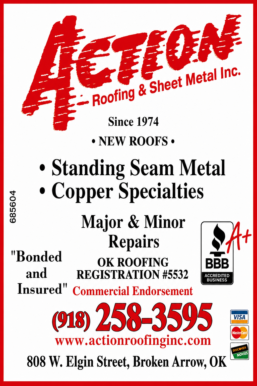 Action Roofing & Sheet Metal Inc.