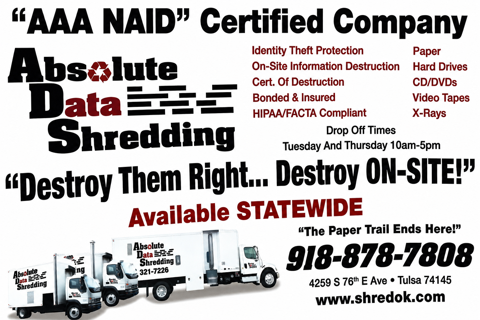 Absolute Data Shredding