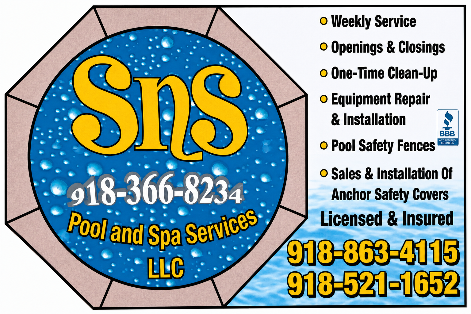 SNS Pool and Spa Services LLC