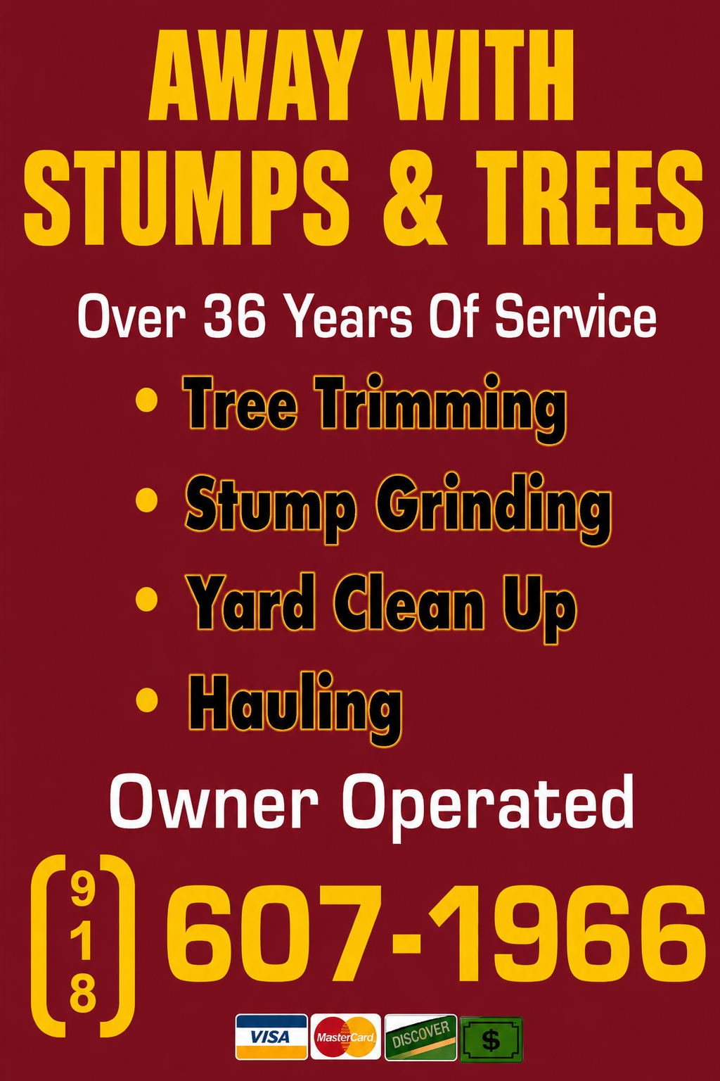 Away With Stumps & Trees