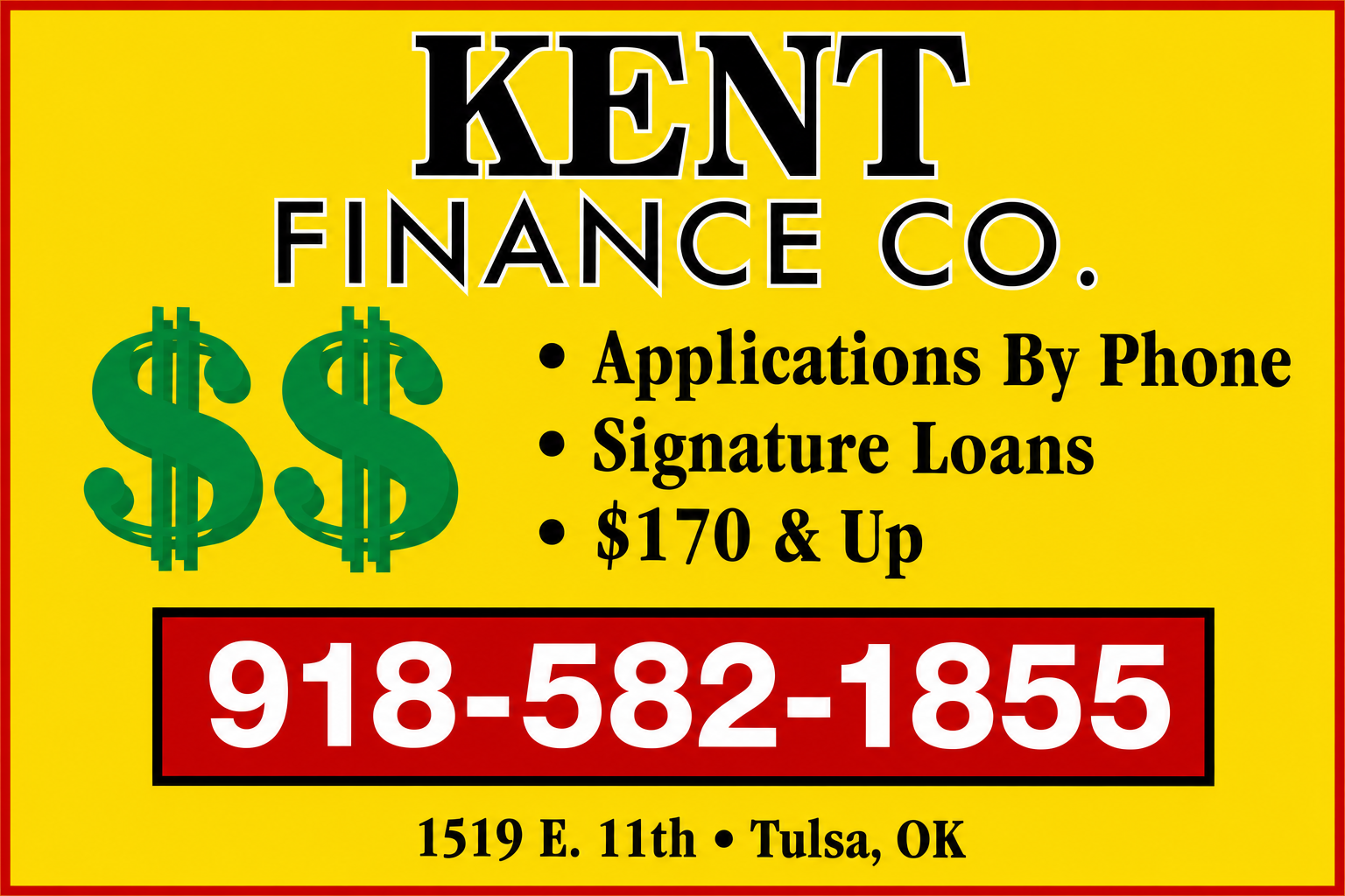 Kent Finance Co.