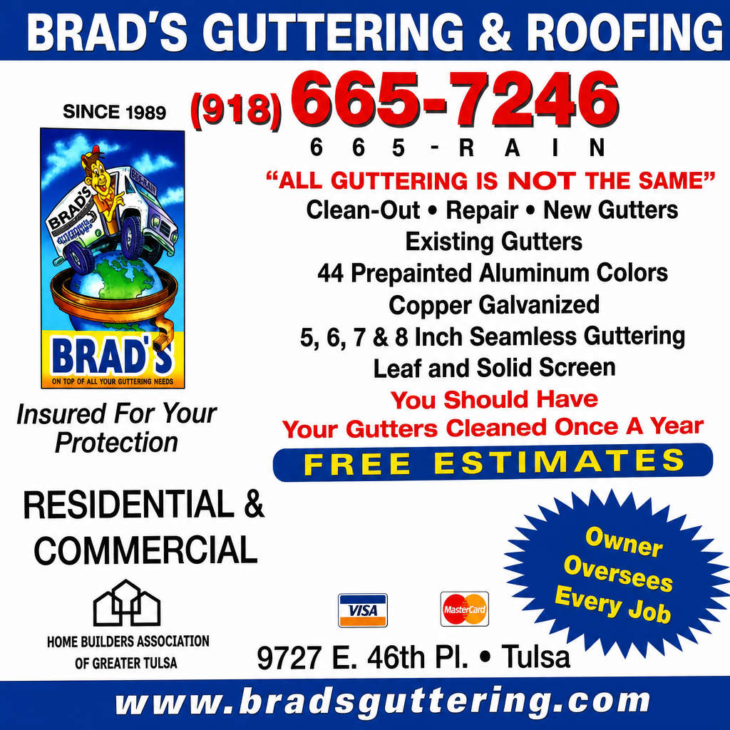 BRAD'S GUTTERING & ROOFING