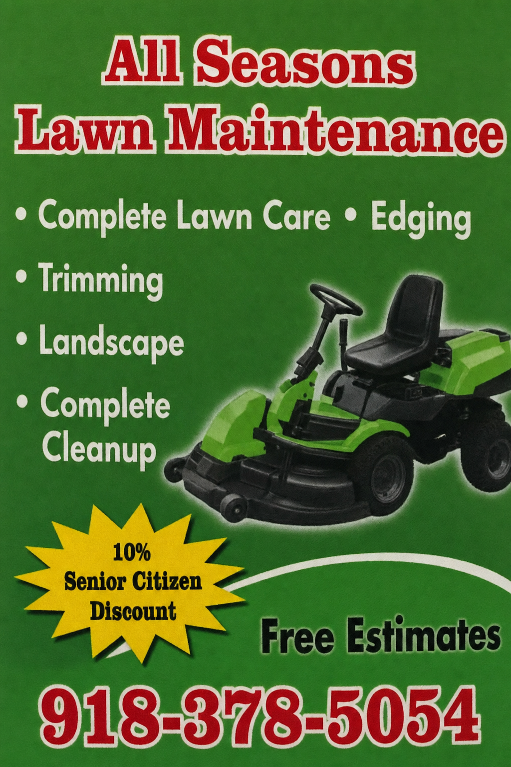 All Seasons Lawn Maintenance