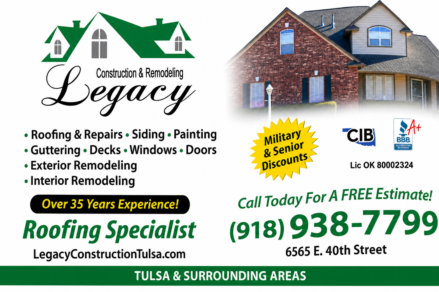Legacy Construction & Remodeling