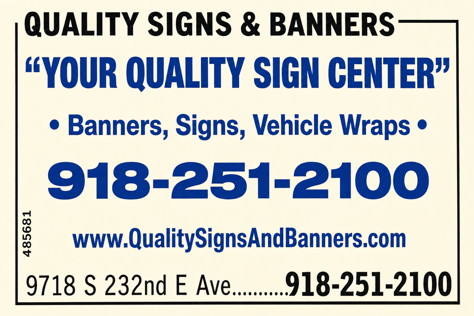 Quality Signs & Banners