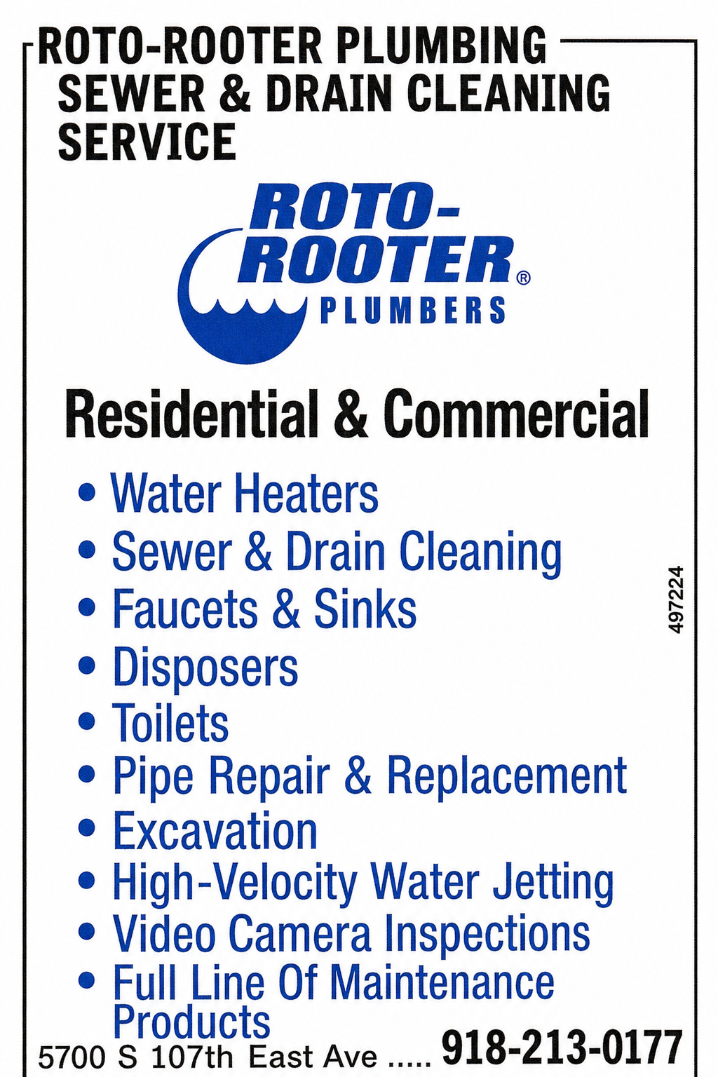 Roto-Rooter Plumbing Sewer & Drain Cleaning Service