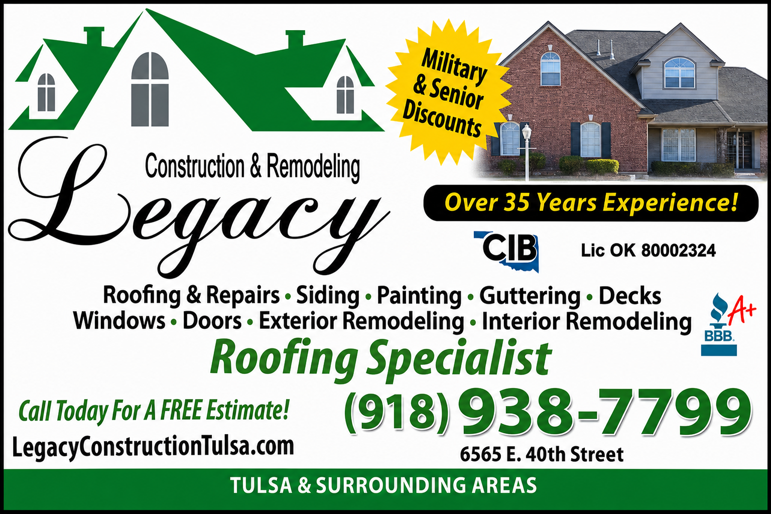 Legacy Construction & Remodeling