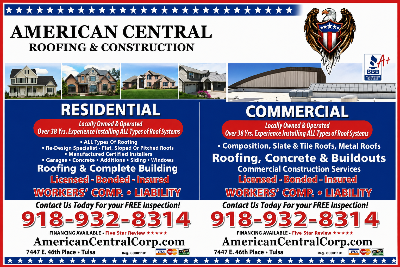 American Central Roofing & Construction
