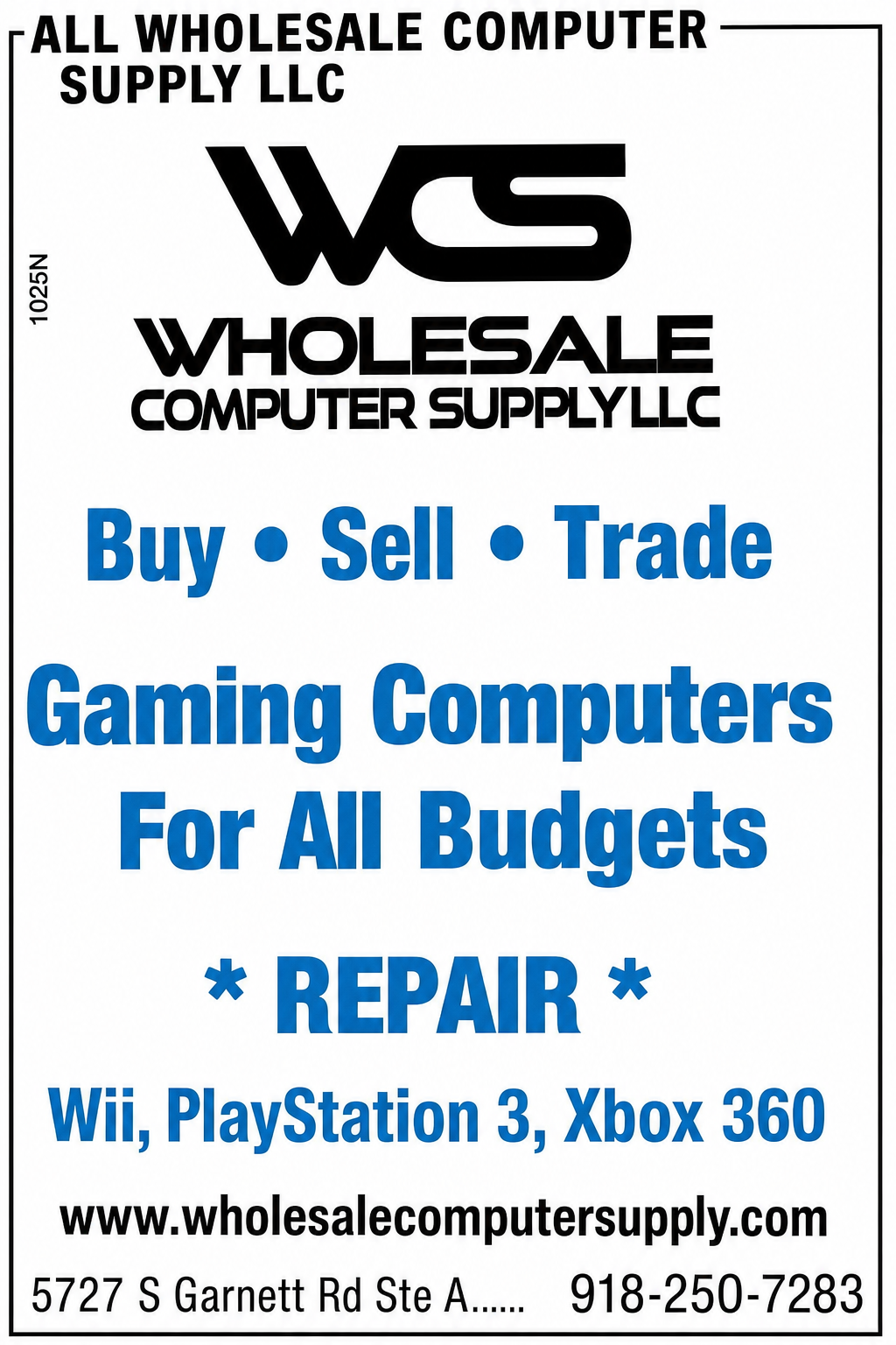 Wholesale Computer Supply LLC