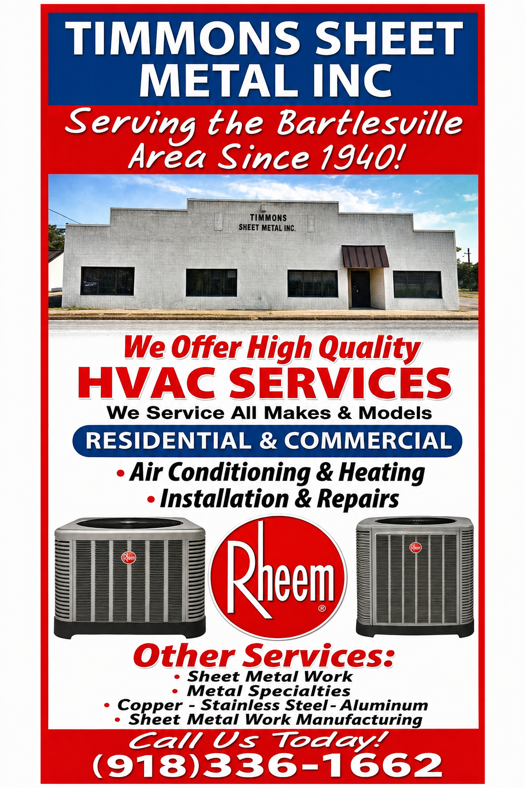 Timmons Sheet Metal Inc