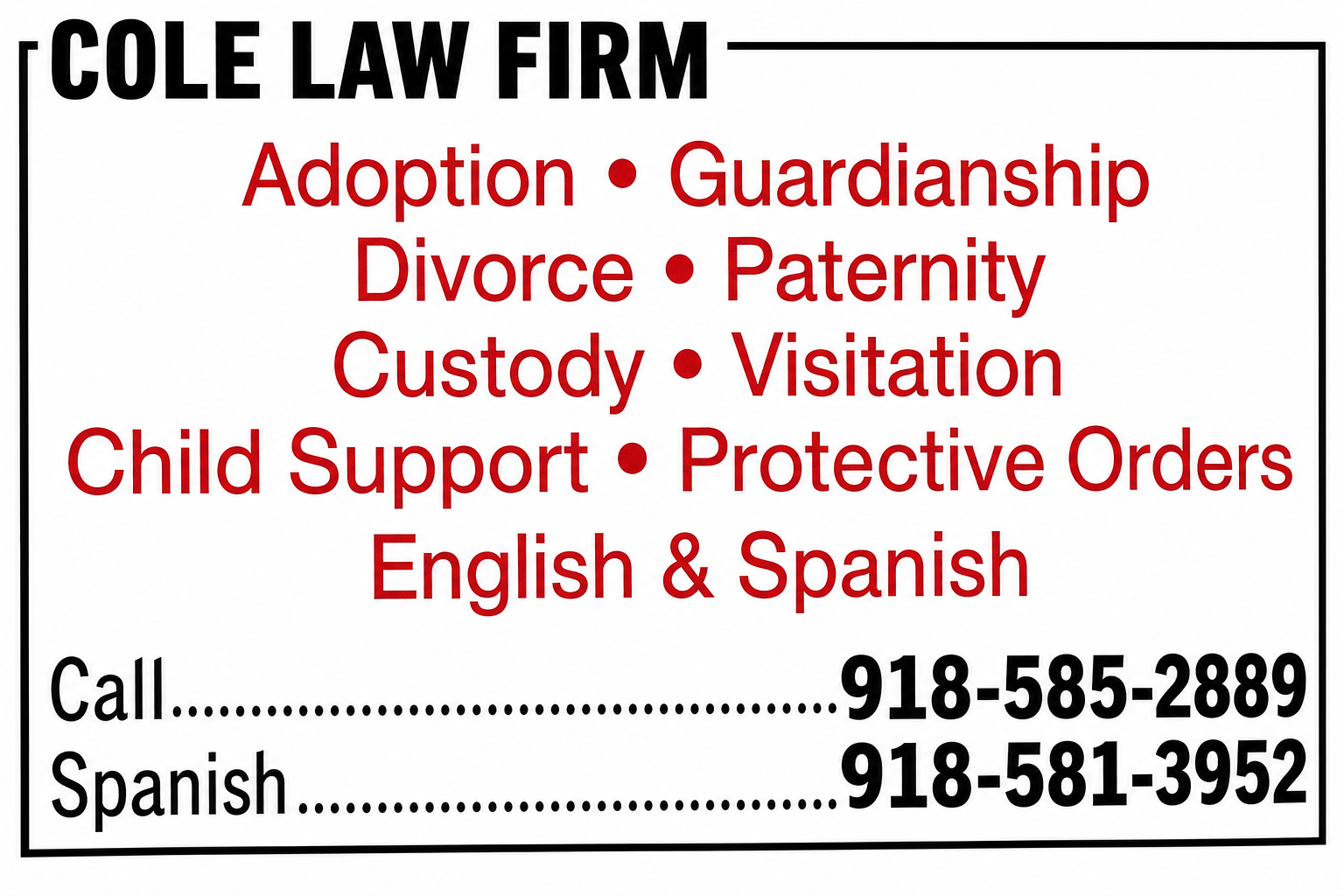 Cole Law Firm