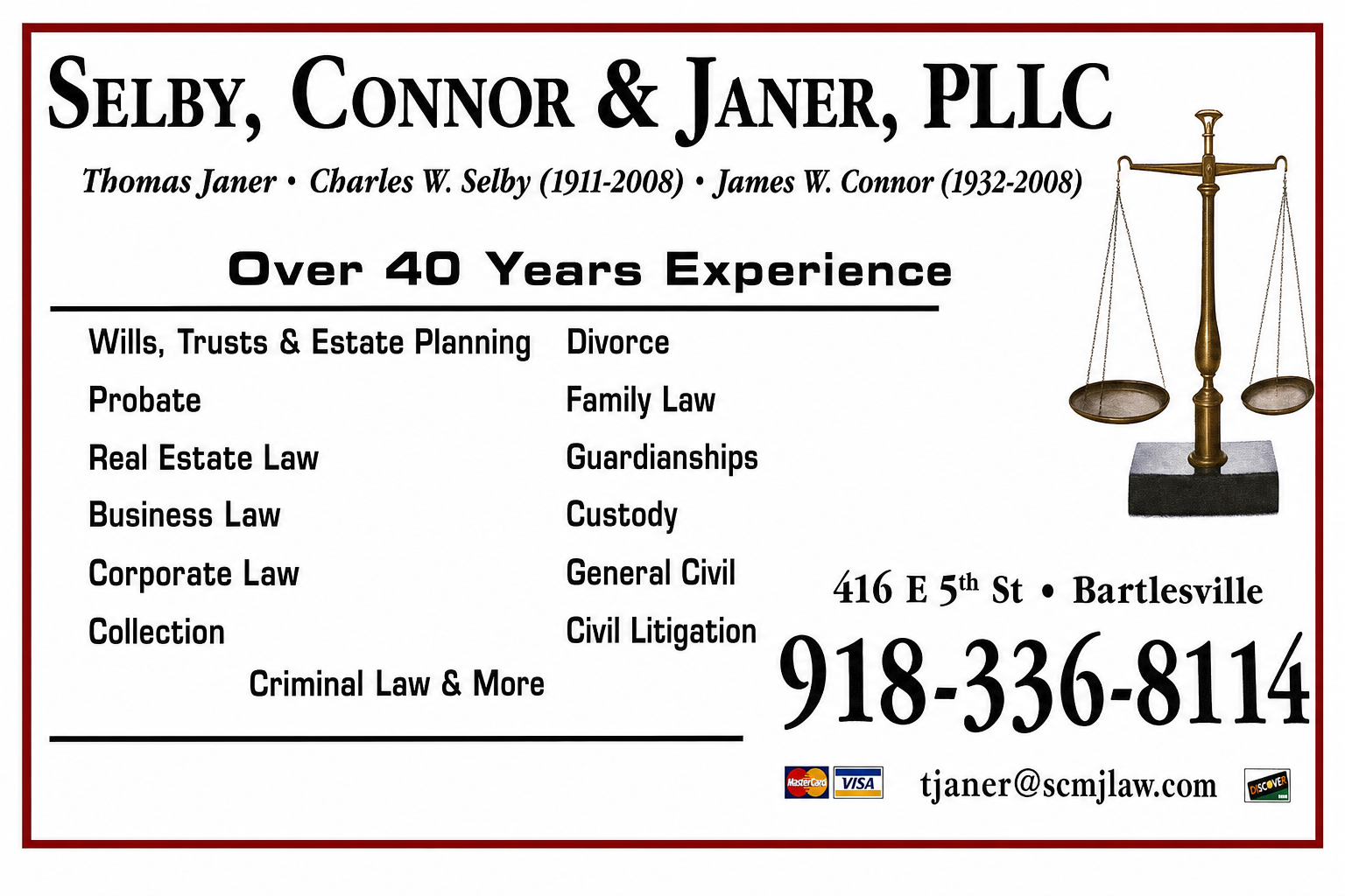Selby, Connor & Janer, PLLC