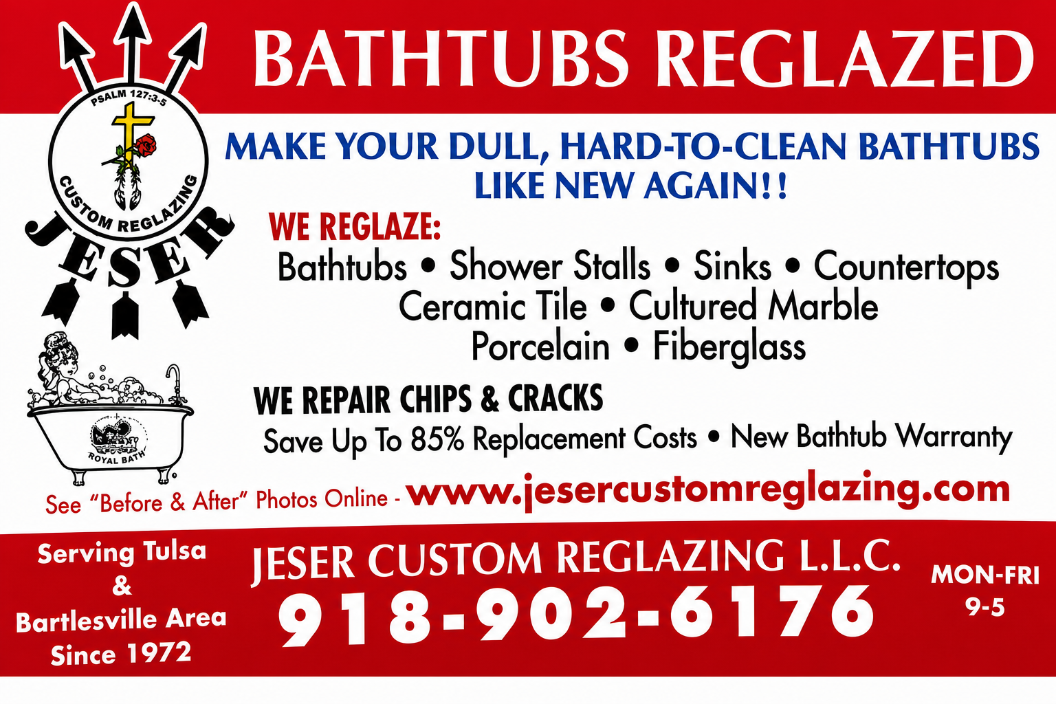 Jeser Custom Reglazing L.L.C.