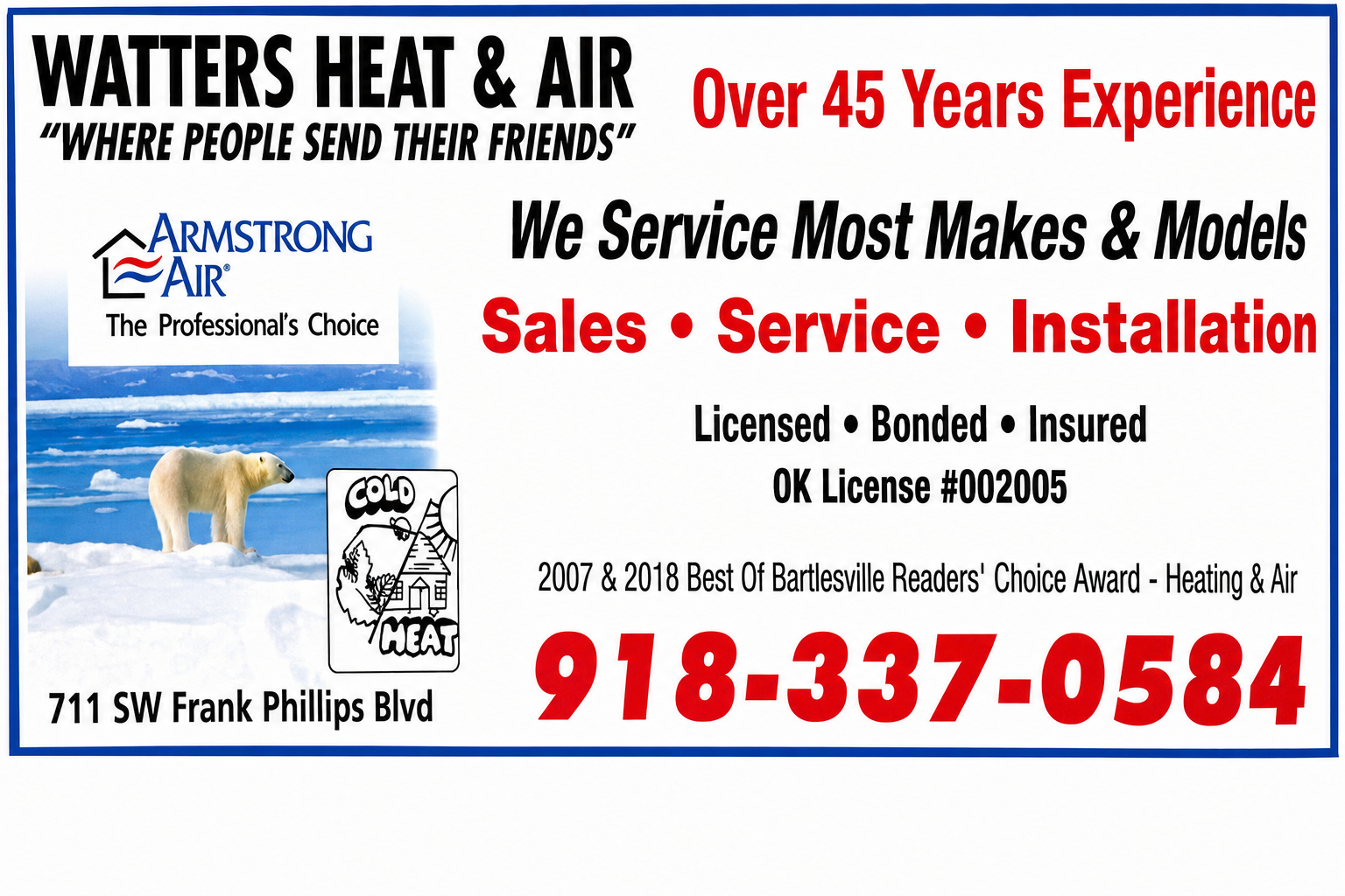 WATTERS HEAT & AIR