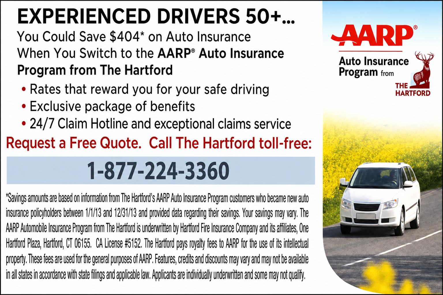 AARP Auto Insurance Program from The Hartford