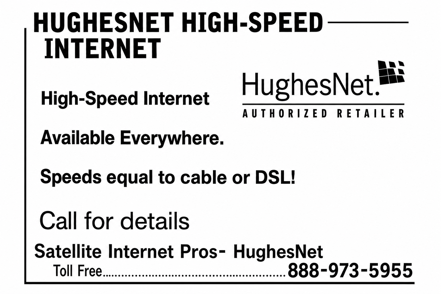 HughesNet High-Speed Internet