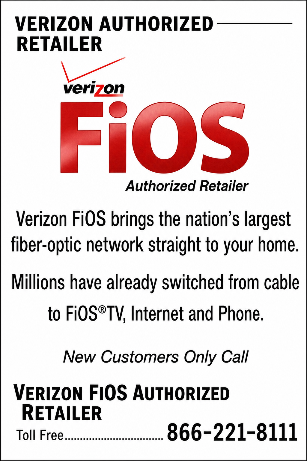 Verizon FiOS Authorized Retailer