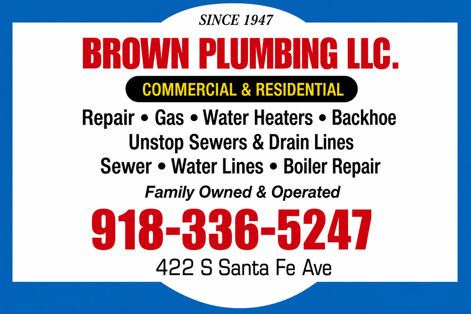 Brown Plumbing LLC.