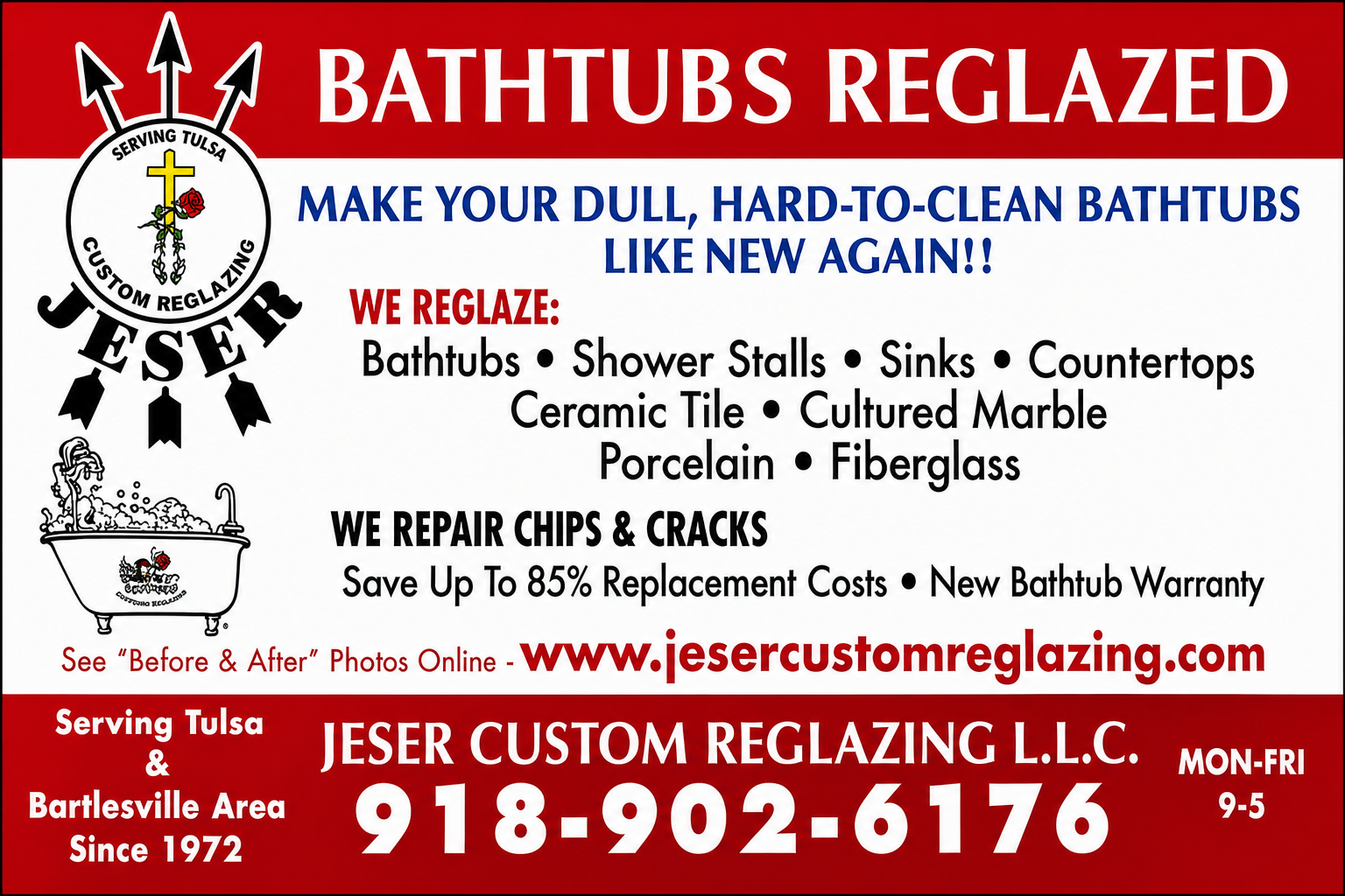 Jeser Custom Reglazing L.L.C.