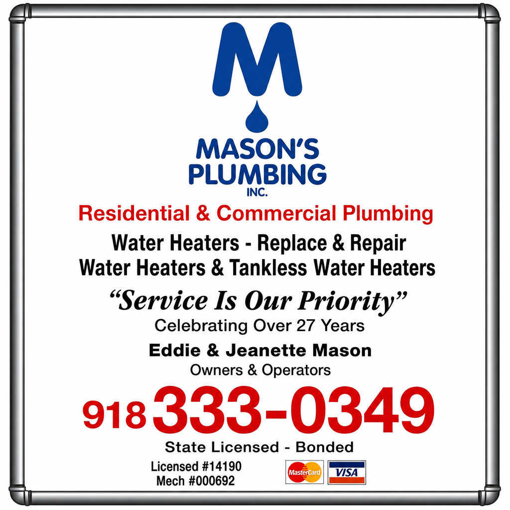 Mason's Plumbing Inc.