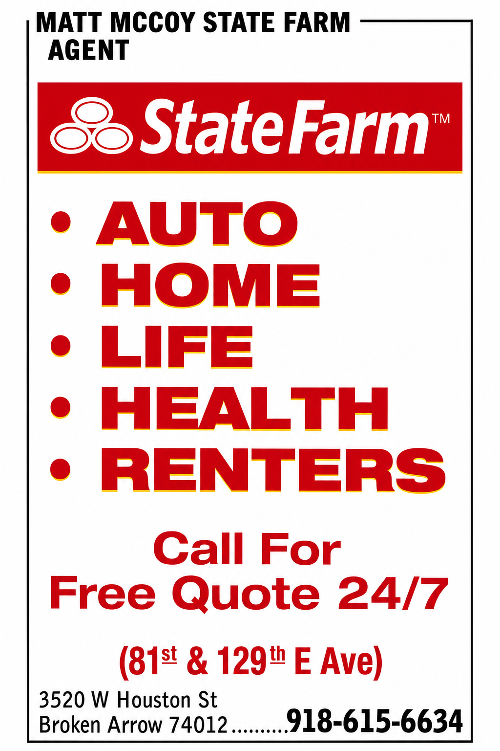 Matt McCoy State Farm Agent