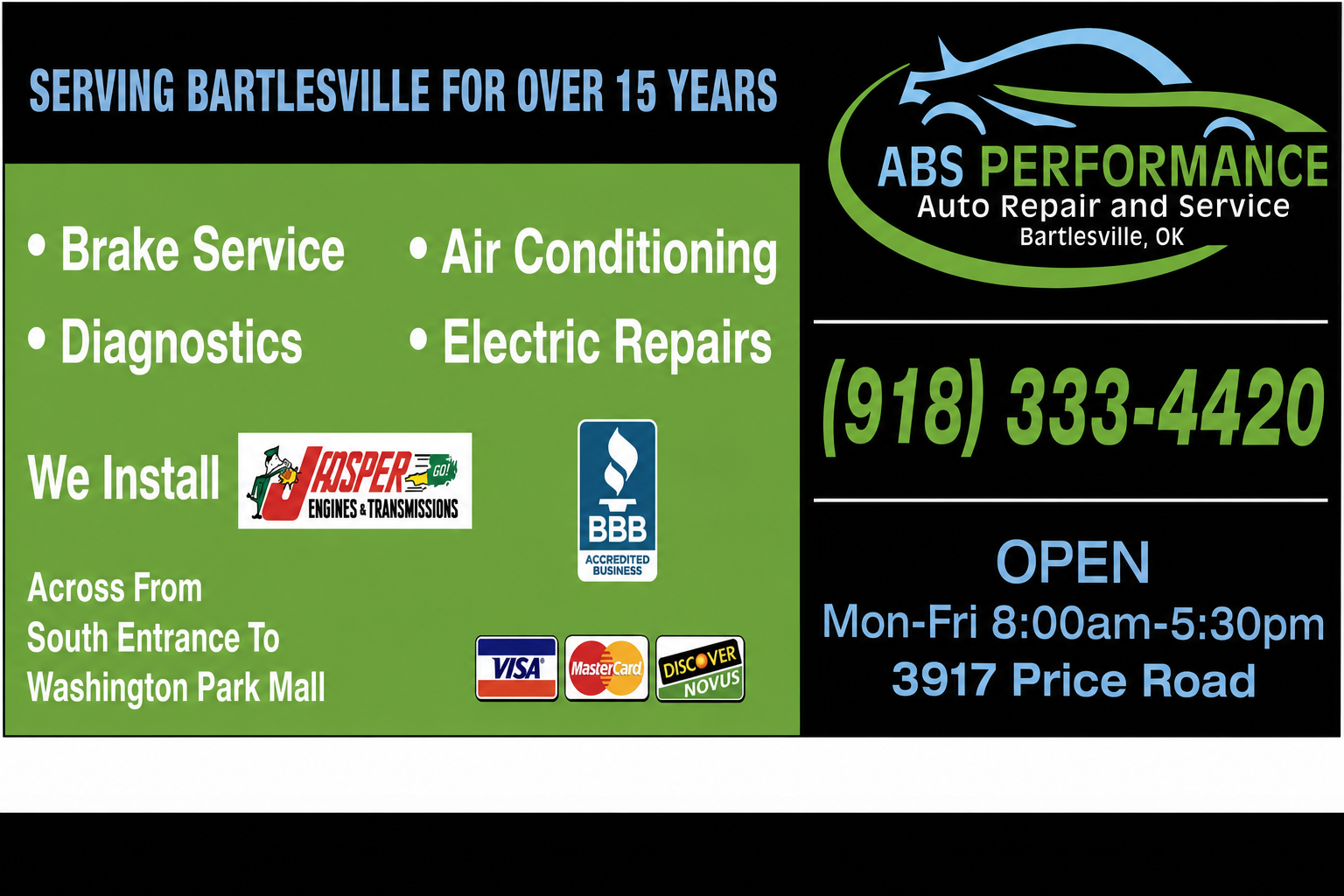 ABS Performance Auto Repair and Service
